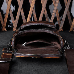 Leather Belt Pouch Mens Small Cases Waist Bag Hip Pack Belt Bag Fanny Pack Bumbag for Men