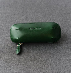 Cool Leather Mens Leather Tobacco Pipe Case Zipper Tobacco Pipe Case for Men - iwalletsmen