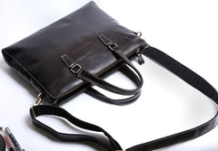 Genuine Leather Mens Cool Messenger Bag Briefcase Chest Bag Bike Bag Cycling Bag for men