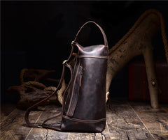 Leather Sling Bag for Men Vintage Chest Crossbody Bag For Mens - iwalletsmen