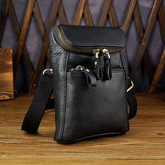 Leather Belt Pouch Mens Small Cases Waist Bag Hip Pack Belt Bag Fanny Pack Bumbag for Men