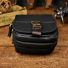 Leather Belt Pouch Mens Small Cases Waist Bag Hip Pack Belt Bag Fanny Pack Bumbag for Men