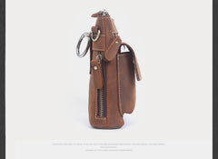 Leather Belt Pouch Mens Small Cases Waist Bag Hip Pack Belt Bag Fanny Pack Bumbag for Men