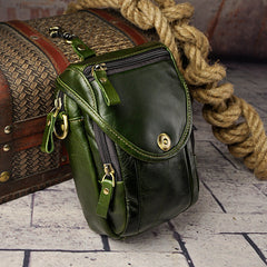 Leather Belt Pouch Mens Small Cases Waist Bag Hip Pack Belt Bag Fanny Pack Bumbag for Men