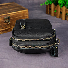 Leather Belt Pouch Mens Small Cases Waist Bag Hip Pack Belt Bag Fanny Pack Bumbag for Men