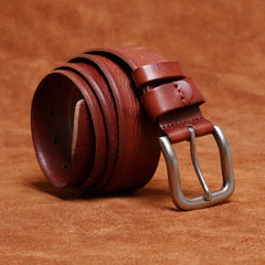 Genuine Leather Mens Leather Men Brown Black Belt for Men Cool Leather Belt