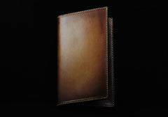 Handmade Leather Tooled Diablo Mens Long Wallet Cool Leather Wallet Clutch Wallet for Men