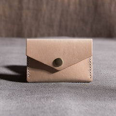Handmade Leather Mens Cool billfold Wallet Card Holder Small Card Slim Wallets for Men - iwalletsmen