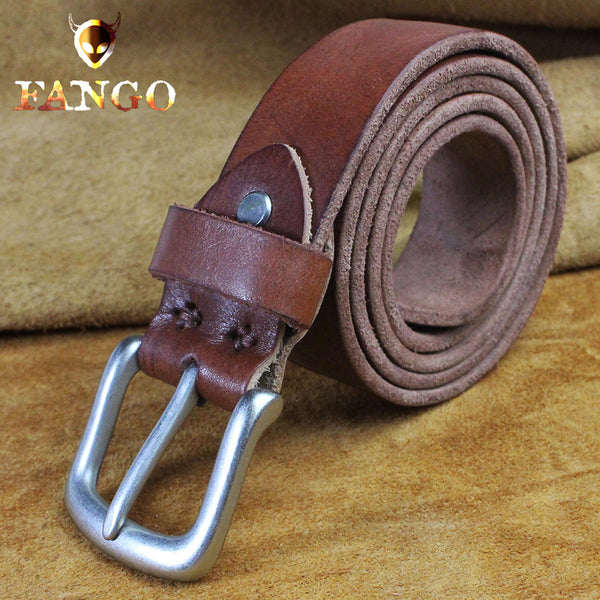 Genuine Leather Mens Leather Men Brown Black Belt for Men Cool Leather Belt