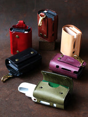 Cool Leather Mens IQOS Cigarette Case With Belt Loop IQOS Holder Belt Clip for Men - iwalletsmen