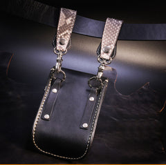 Leather Belt Pouch Mens Small Cases Waist Bag Hip Pack Belt Bag Fanny Pack Bumbag for Men