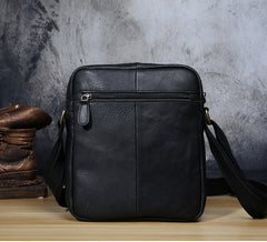 Genuine Leather Mens Cool Messenger Bag Chest Bag Bike Bag Cycling Bag for men