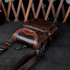 Leather Belt Pouch Mens Small Cases Waist Bag Hip Pack Belt Bag Fanny Pack Bumbag for Men