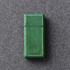 Cool Mens Leather Portable Ashtray Travel Ashtray Pocket Ashtray Lighter for Men - iwalletsmen