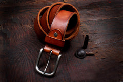 Genuine Leather Mens Leather Men Brown Black Belt for Men Cool Leather Belt