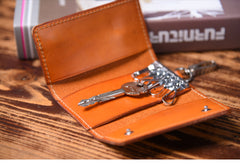 Handmade Leather Mens Cool Key Wallet Car Key Holder Car Key Case for Men - iwalletsmen