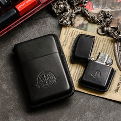 Leather Case of Cigarettes Leather Cigarette Holder Case Handmade Black Leather Cigarette Case 10pc 