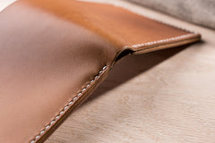 Handmade Leather Mens Cool Slim Leather Wallet Men Small Wallets Bifold for Men