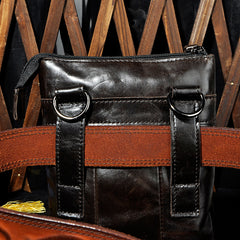 Leather Belt Pouch Mens Small Cases Waist Bag Hip Pack Belt Bag Fanny Pack Bumbag for Men