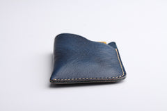 Handmade Leather Mens Cool billfold Wallet Card Holder Small Card Slim Wallets for Men