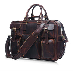 Genuine Leather Mens Cool Messenger Bag Work Bag Satchel Bag Briefcase Bag for men