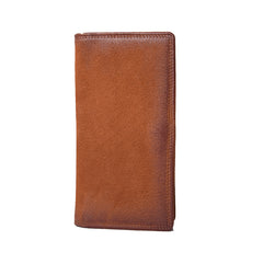 Handmade Mens Cool billfold Leather Wallet Men Small Slim Wallets Bifold for Men - iwalletsmen