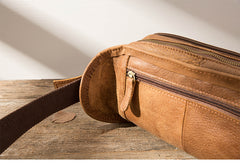 Leather Mens FANNY PACK MENS WAIST BAG HIP PACK BELT BAG FOR MEN - iwalletsmen