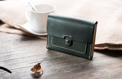 Handmade Leather Mens Cool billfold Wallet Card Holder Small Card Wallets for Men Women