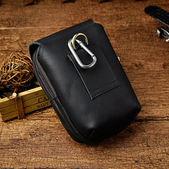 Leather Belt Pouch Mens Small Cases Waist Bag Hip Pack Belt Bag Fanny Pack Bumbag for Men