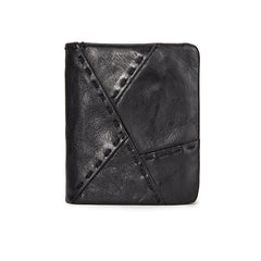 Handmade Mens Cool Long Leather Chain Wallet Cards Biker Trucker Wristlet Wallet - iwalletsmen