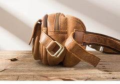 Leather Mens FANNY PACK MENS WAIST BAG HIP PACK BELT BAG FOR MEN - iwalletsmen