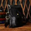 Leather Belt Pouch Mens Small Cases Waist Bag Hip Pack Belt Bag Fanny Pack Bumbag for Men