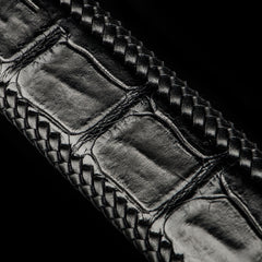 Handmade Genuine Leather Mens Belt Custom Cool Leather Men Black Belt for Men