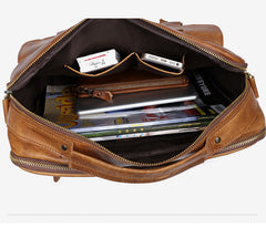 Genuine Leather Mens Cool Messenger Bag Chest Bag Bike Bag Cycling Bag for men