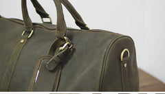 Cool Leather Mens Weekender Bags Vintage Travel Bags Duffle Bag for Men - iwalletsmen