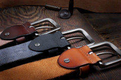 Genuine Leather Mens Leather Men Brown Black Belt for Men Cool Leather Belt
