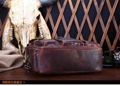 Genuine Leather Mens Cool Messenger Bag Work Bag Satchel Bag Briefcase Bag for men