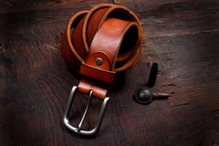 Genuine Leather Mens Leather Men Brown Black Belt for Men Cool Leather Belt