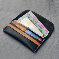 Cool Stylish Leather Mens Long Wallet Small Card Holder Coin Wallet for Men - iwalletsmen