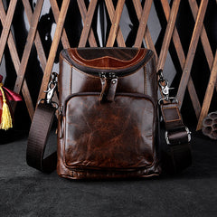 Leather Belt Pouch Mens Small Cases Waist Bag Hip Pack Belt Bag Fanny Pack Bumbag for Men