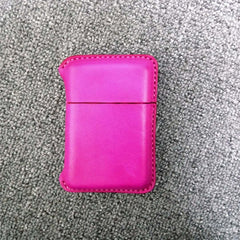 Handmade Leather Mens 10pcs Cigarette Holder Case Cool Custom Cigarette Case for Men - iwalletsmen