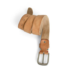 Handmade Genuine Custom Leather Mens Leather Men Beige Belt for Men - iwalletsmen