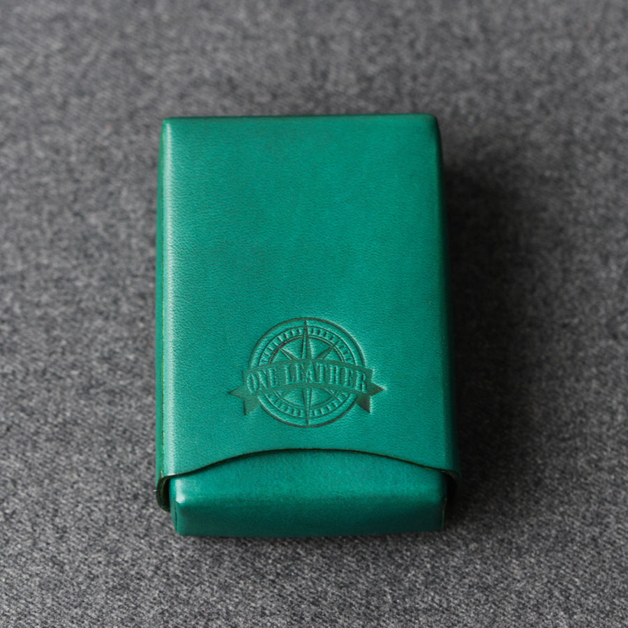 Handmade Brown Leather Mens 20pcs Cigarette Case Cool Custom Cigarette Case for Men - iwalletsmen