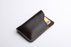 Handmade Leather Mens Cool billfold Wallet Card Holder Small Card Slim Wallets for Men