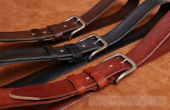 Genuine Leather Mens Leather Men Brown Black Belt for Men Cool Leather Belt