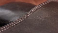 Handmade Leather Mens Cool Messenger Bag Chest Bag Bike Bag Cycling Bag for men