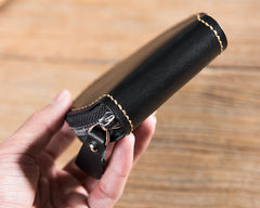 Handmade Leather Mens Cool Change Coin Wallet Coin Holder Coin Pouch Case for Men