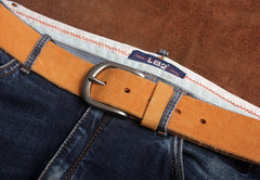 Genuine Leather Mens Leather Men Brown Black Belt for Men Cool Leather Belt