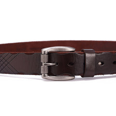 Handmade Genuine Leather Cool Belt Custom Mens Leather Men Brown Black Belt