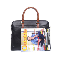 Genuine Leather Mens Cool Messenger Bag Briefcase Chest Bag Bike Bag Cycling Bag for men